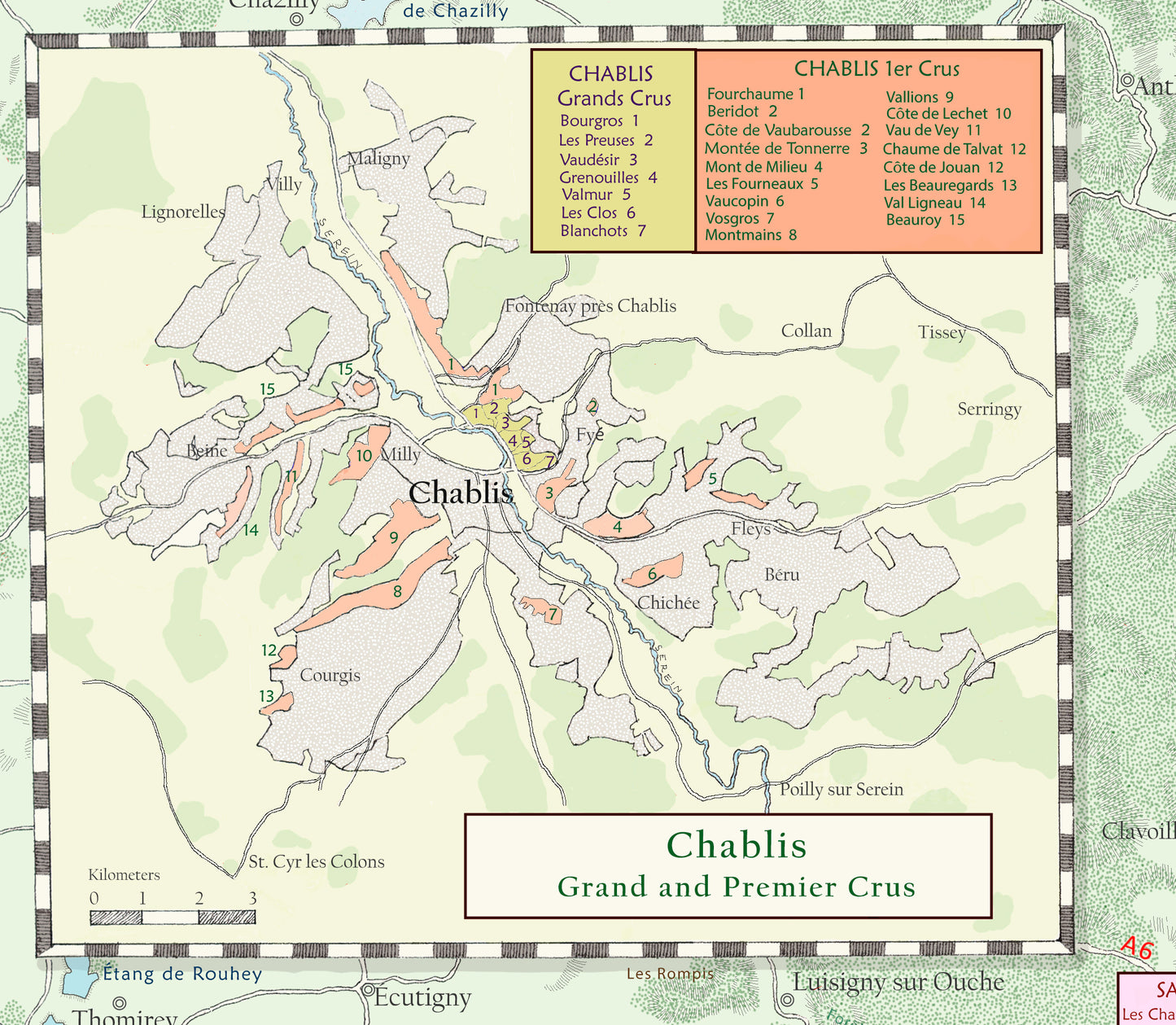 Chablis map
