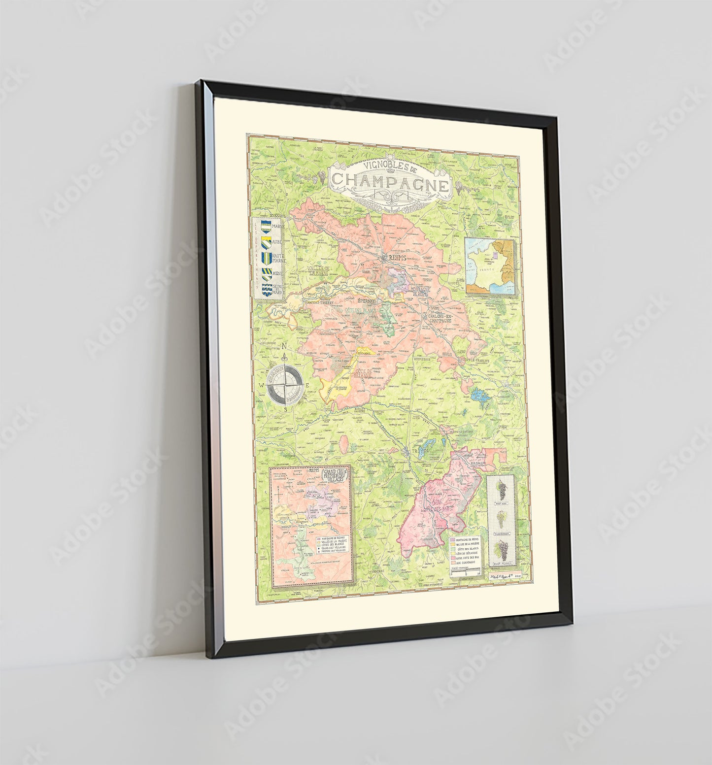 Champagne Map