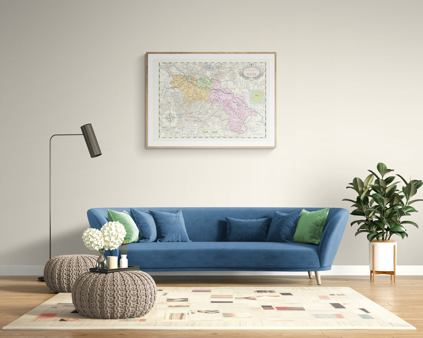 rioja, spain wine map