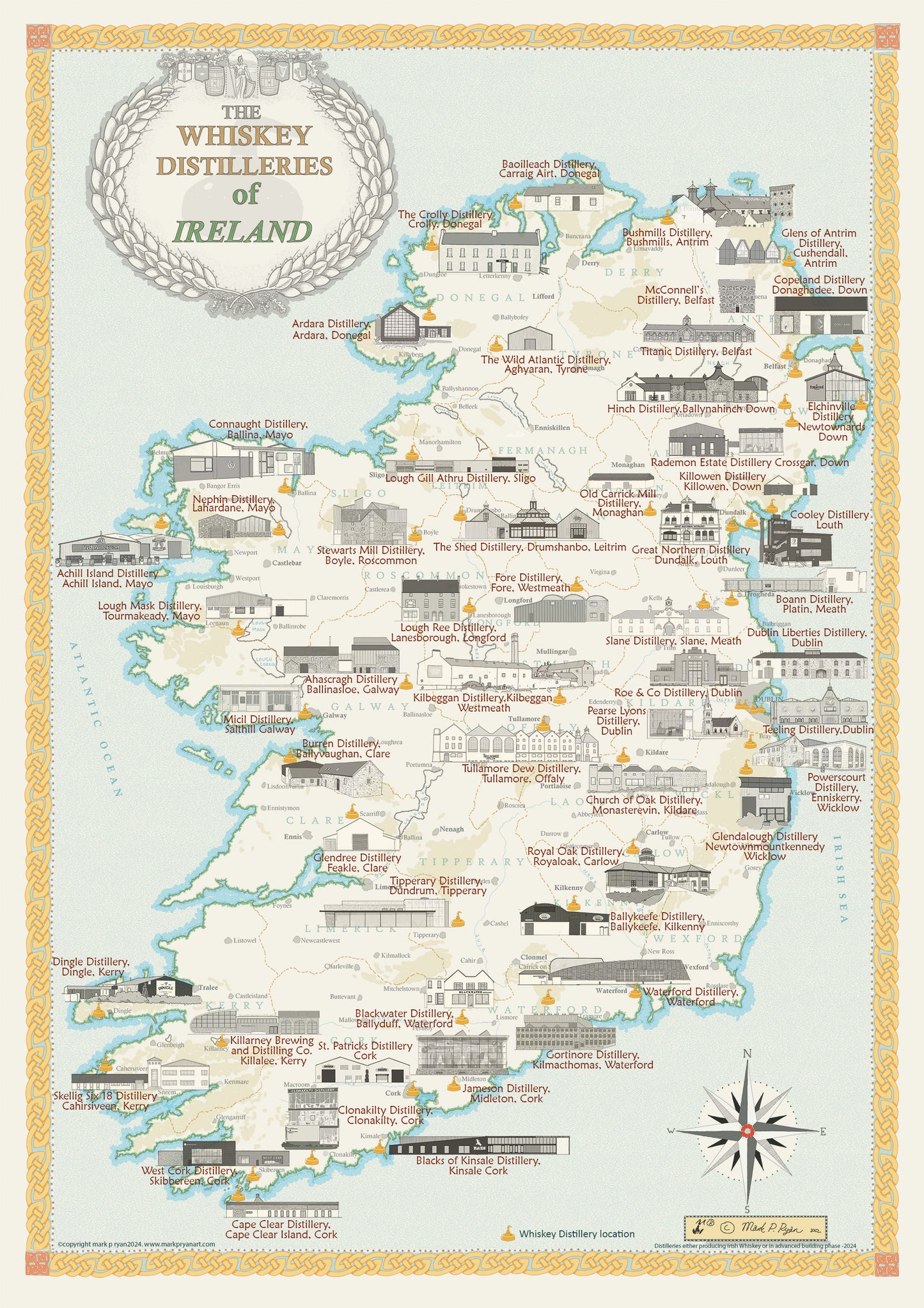 Whiskey Distilleries of Ireland
