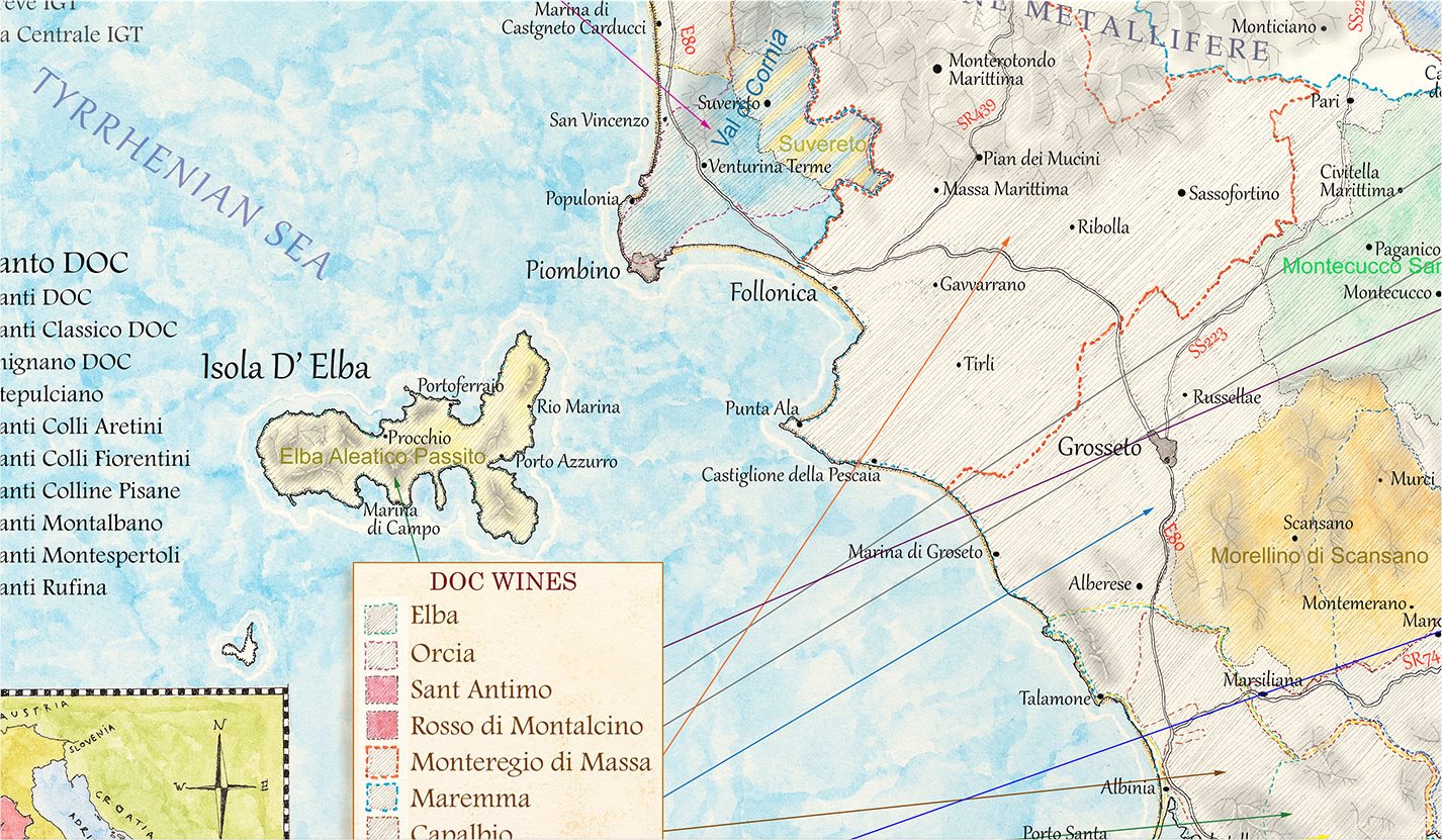 I vini della toscana