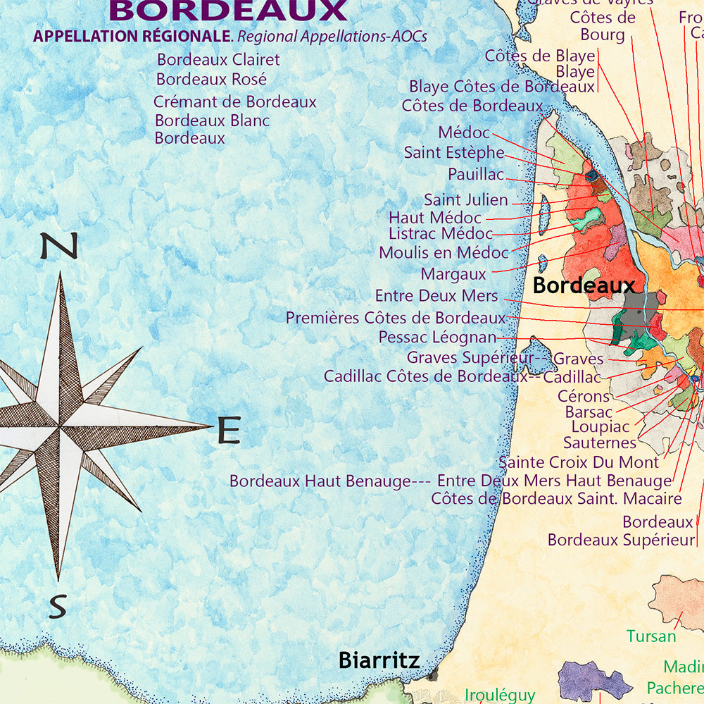 bordeaux france wine map